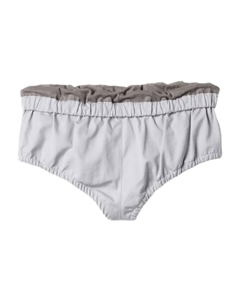 Хлопковые трусы-брифы, серый Miu miu