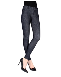 Женские леггинсы на молнии, синий Memoi