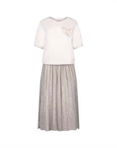 Комплект из 2 платьев миди, серебряный Cartoon