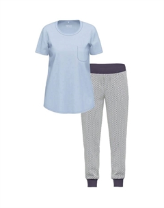 Пижама из органического хлопка, голубой Ammann