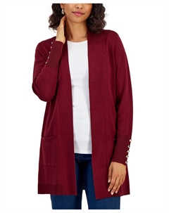 Женский кардиган с отстегивающимися рукавами на пуговицах Jm collection