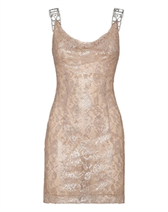 Мини-платье Plein Love, розовый Philipp plein