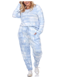 Комплект для отдыха больших размеров, 2 предмета, синий White mark