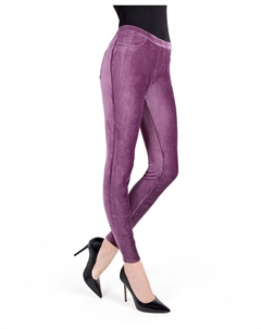 Женские леггинсы из тонкого эластичного вельвета в рубчик, мульти Memoi