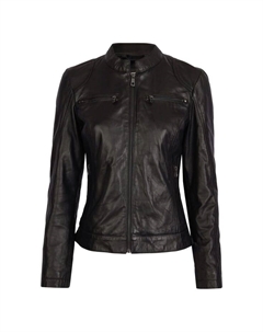 Кожаная куртка булады-110, черный Bugatti