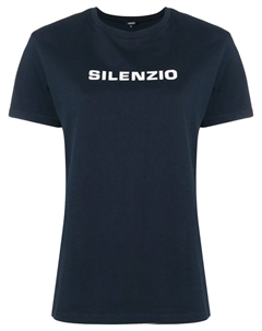 Футболка с принтом 'Silenzio', синий Aspesi
