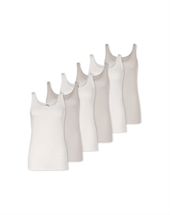 Майка/Топ 6 предметов первой необходимости из модала, мультиколор Schiesser