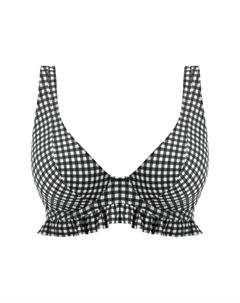 Высокий верх бикини с многофункциональными бретелями и оборками, цвет mom Freya