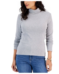 Женская хлопковая водолазка с длинными рукавами, мульти Tommy hilfiger