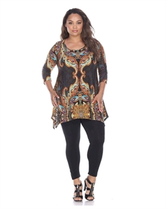 Плюс топ/туника marlene, мульти White mark