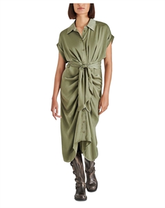 Женское платье-рубашка миди Tori с завязкой спереди Steve madden