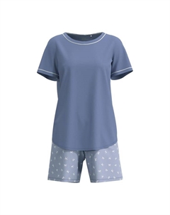 Короткая пижама сладких снов, синий Calida
