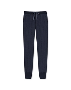 Трикотажные брюки микс и отдых, синий Schiesser