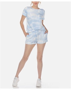 Женский комплект из 2 шорт и верхней части для отдыха, мульти White mark