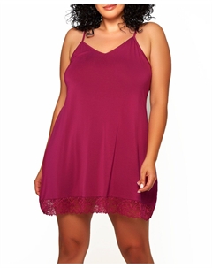 Сорочка больших размеров Josie Modal в кружевном нижнем белье Icollection