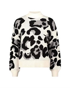 Свитер с воротником-стойкой, бежевый Zero