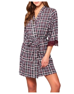 Женский уютный халат джесси, серый Icollection