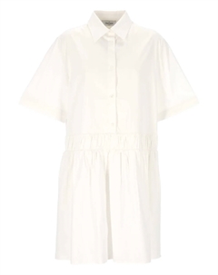 Мини-платье из поплина, белый Gran sasso