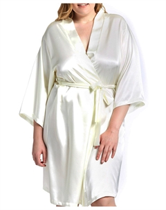 Атласный халат marina lux, мульти Icollection