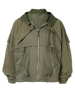 Maison mihara yasuhiro легкая куртка на молнии с капюшоном 46 зеленый Maison mihara yasuhiro
