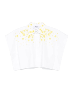 Декорированная рубашка, белый Msgm