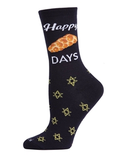 Женские праздничные носки Happy Challah Days Crew Memoi