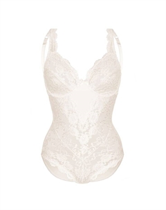 Боди классическое кружево, цвет pearl Sassa