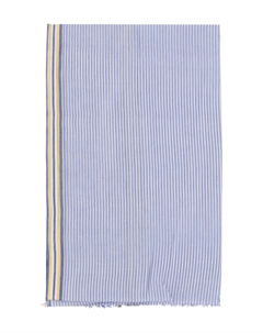 Шарф из смесового шелка, синий Faliero sarti