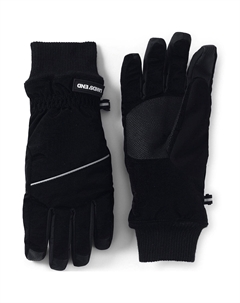 Женские зимние перчатки EZ Squall с сенсорным экраном, черный Lands' end
