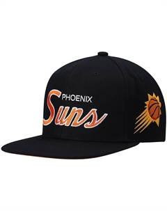 Мужская кепка Black Phoenix Suns Hardwood Classics Script 2.0 Snapback Mitchell and ness