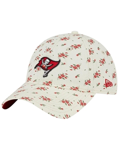 Мужская кремовая регулируемая кепка Tampa Bay Buccaneers Bloom 9TWENTY New era