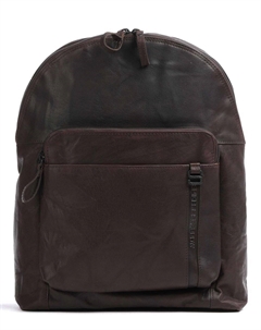 Рюкзак для ноутбука Bronco 15″ из зерненой кожи, коричневый Spikes & sparrow