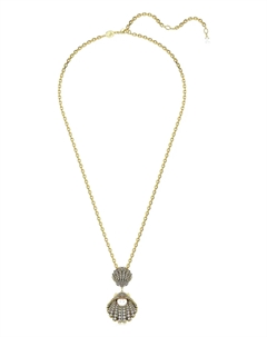 Колье Idyllia, золотой Swarovski