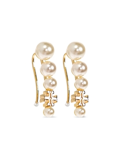 Серьги Pearl Ear Crawler, золотой Tory burch