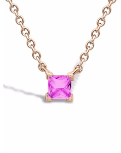 Колье RockChic из розового золота с сапфиром, розовый Pragnell