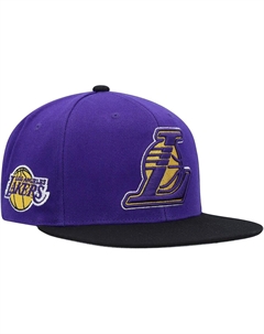 Мужская фиолетово-черная кепка Los Angeles Lakers Side Core 2.0 Snapback Mitchell and ness