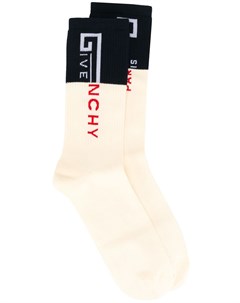 Givenchy носки вязки интарсия с логотипом l белый Givenchy