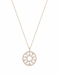 Колье Dewdrop Medallion из розового золота с бриллиантом, розовый De beers