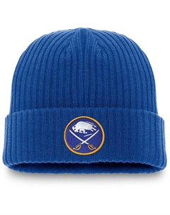 Мужская вязаная шапка с манжетами и манжетами с логотипом Royal Buffalo Sabres Core Primary Fanatics