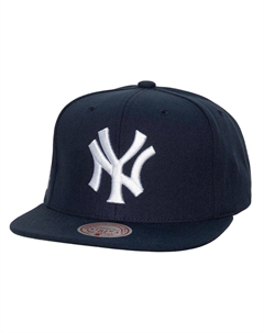 Мужская темно-синяя бейсболка New York Yankees Cooperstown Collection Evergreen Snapback Mitchell and ness