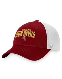 Мужская бордовая кепка Arizona State Sun Devils Breakout Trucker Snapback Top of the world
