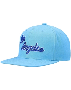 Мужская кепка Snapback Los Angeles Lakers Hardwood Classics Team Ground 2.0 синего цвета Mitchell and ness