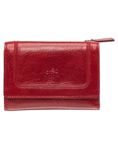 Мини-кошелек-клатч South Beach с RFID-безопасностью, красный Mancini