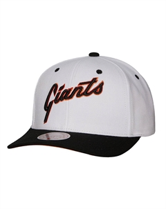 Мужская белая кепка San Francisco Giants Cooperstown Collection Pro Crown Snapback Mitchell and ness