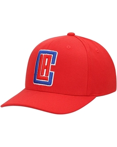 Мужская красная кепка La Clippers Ground Stretch Snapback Mitchell and ness