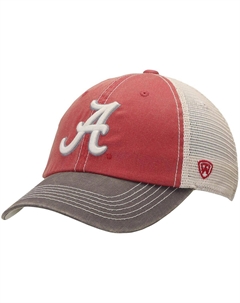 Мужская регулируемая кепка Alabama Crimson Tide Offroad Trucker - малиновый Top of the world