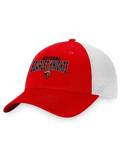 Мужская алая, белая кепка Rutgers Scarlet Knights Breakout Trucker Snapback Top of the world