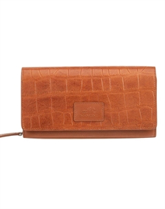 Женский кошелек Croco Collection с защищенным RFID-клатчем Mancini