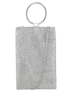 Сумочка для вечеринок с украшенным браслетом Molyy, серебро I.n.c. international concepts
