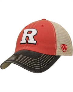 Мужская кепка Scarlet, Tan Rutgers Scarlet Knights Offroad Trucker Hat Top of the world